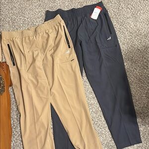 Men's Tan and Black Pants